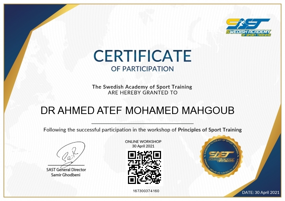 Dr Ahmed Atef Mohamed Mahgoub